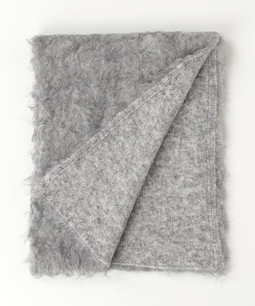 AMERICAN RAG CIE（アメリカンラグシー）の「【ARC】ブラッシュドニットマフラー（マフラー・レディース・オフホワイト/グレー/ベージュ/チャコール・FREE）」の8枚目の写真