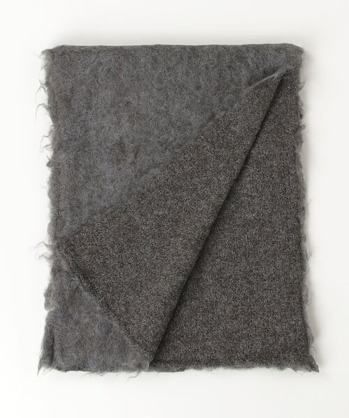 AMERICAN RAG CIE（アメリカンラグシー）の「【ARC】ブラッシュドニットマフラー（マフラー・レディース・オフホワイト/グレー/ベージュ/チャコール・FREE）」の7枚目の写真