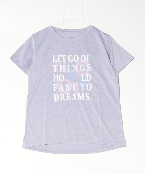 TIGORA（ティゴラ）の「ティゴラ TIGORA ドライグラフィックTシャツ（Tシャツ/カットソー・レディース・ラベンダー/グリーン/ブラック・S/M/L/XL）」の3枚目の写真