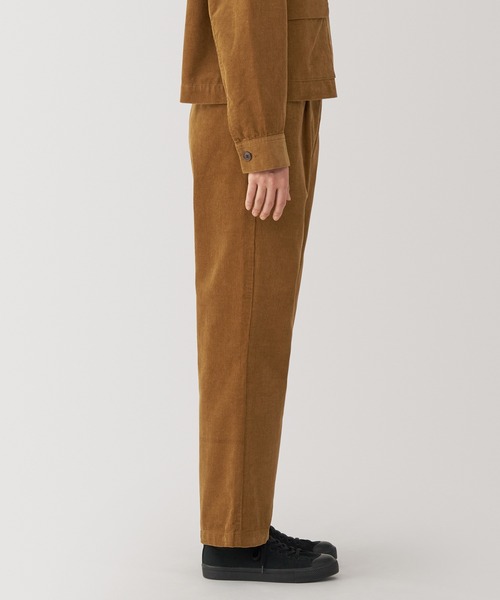 無印良品 木の実から作ったカポック混コーデュロイジャケット・ワイドパンツ 紳士 木の実から作ったカポック混コーデュロイワイドパンツ（その他