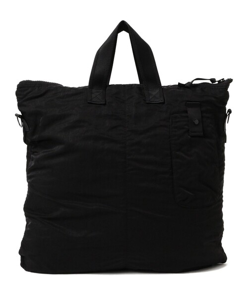 C.P. COMPANY(シーピーカンパニー)の「C.P. Company / Nylon B Tote Bag(ショルダーバッグ・メンズ・ブラック/ブラウン系その他4・ONE SIZE)」の2枚目の写真