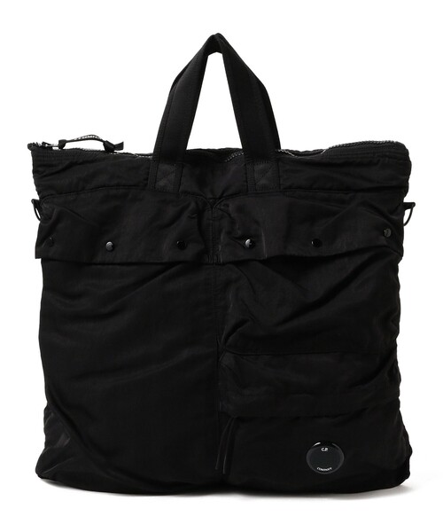 C.P. COMPANY(シーピーカンパニー)の「C.P. Company / Nylon B Tote Bag(ショルダーバッグ・メンズ・ブラック/ブラウン系その他4・ONE SIZE)」の3枚目の写真
