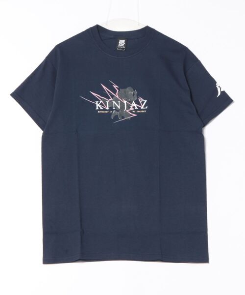 ARCHIVER(アーカイバ)の「【8】【it】【KINJAZ】Graphic T(Tシャツ/カットソー・メンズ・ネイビー/ホワイト・LARGE/MEDIUM)」の1枚目の写真