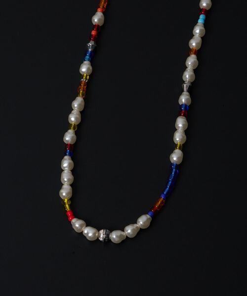 WEGO(ウィゴー)の「WEGO/ビーズMIXネックレス(ネックレス・メンズ・その他1/その他2・FREE)」の4枚目の写真