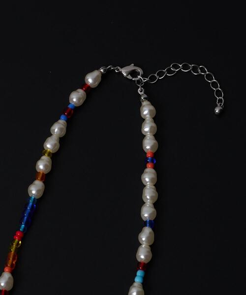 WEGO(ウィゴー)の「WEGO/ビーズMIXネックレス(ネックレス・メンズ・その他1/その他2・FREE)」の5枚目の写真