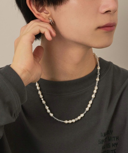 WEGO(ウィゴー)の「WEGO/ビーズMIXネックレス(ネックレス・メンズ・その他1/その他2・FREE)」の1枚目の写真