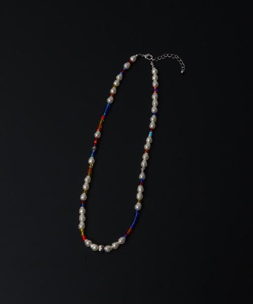 WEGO(ウィゴー)の「WEGO/ビーズMIXネックレス(ネックレス・メンズ・その他1/その他2・FREE)」の7枚目の写真