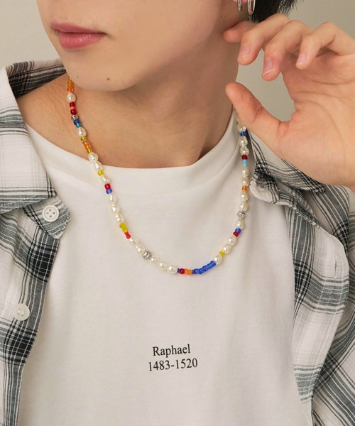 WEGO(ウィゴー)の「WEGO/ビーズMIXネックレス(ネックレス・メンズ・その他1/その他2・FREE)」の9枚目の写真