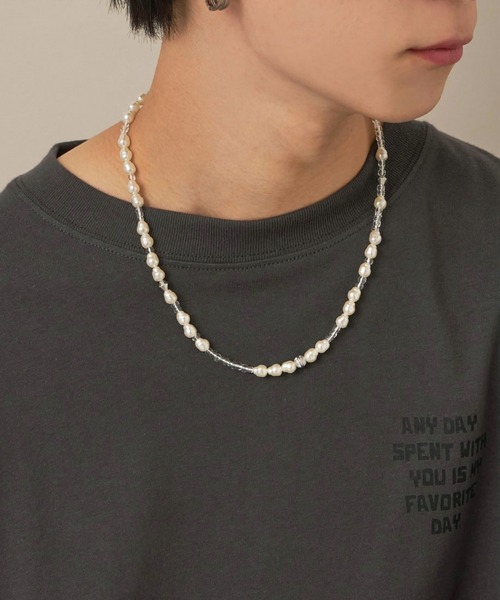 WEGO(ウィゴー)の「WEGO/ビーズMIXネックレス(ネックレス・メンズ・その他1/その他2・FREE)」の8枚目の写真