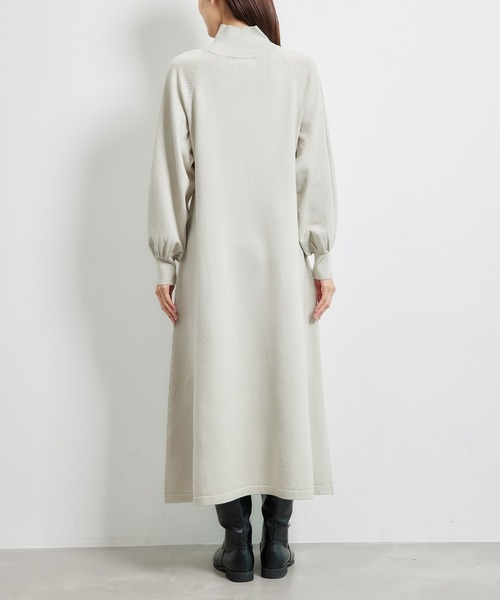 ROPE' PICNIC(ロペピクニック)の「ハイネックニットワンピース/アンチピリング(ワンピース・レディース・ブラック/キナリ/ライトグレー・38)」の14枚目の写真