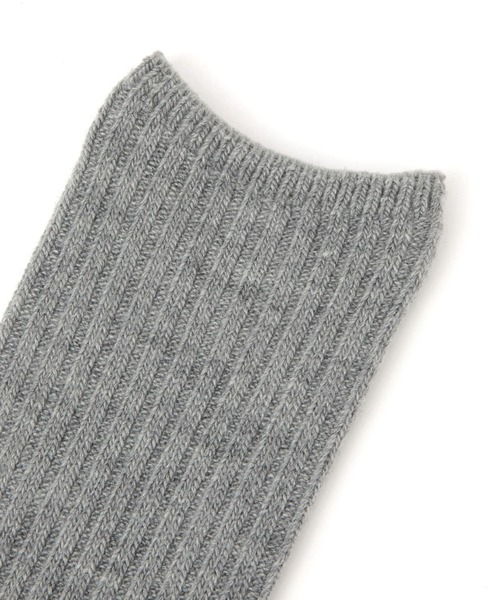 BABYLONE（バビロン）の「リブソックス（ソックス/靴下・レディース・グレー/ホワイト・FREE）」の5枚目の写真