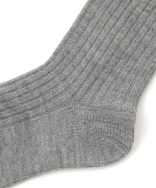 BABYLONE（バビロン）の「リブソックス（ソックス/靴下・レディース・グレー/ホワイト・FREE）」の6枚目の写真