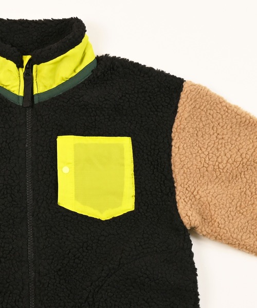 BIG FIELD（ビッグフィールド）の「リペスAボアジャケット（その他アウター・キッズ・ネイビー/ブラック/オフホワイト/レッド/ベージュ・95/140/150/90/100/110/120/80/130）」の13枚目の写真