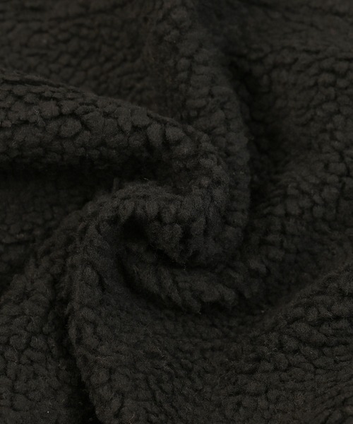 BIG FIELD（ビッグフィールド）の「リペスAボアジャケット（その他アウター・キッズ・ネイビー/ブラック/オフホワイト/レッド/ベージュ・95/140/150/90/100/110/120/80/130）」の6枚目の写真