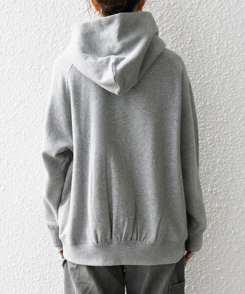 SHIPS any:〈洗濯機可能〉USAコットン 裏起毛 ジップ スウェット