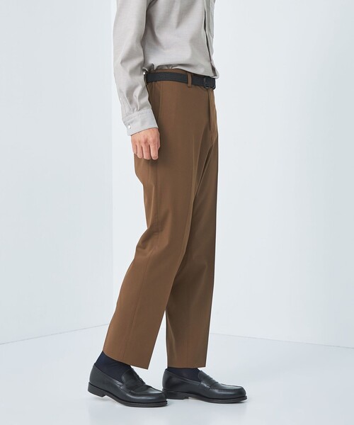 green label relaxing(グリーンレーベルリラクシング)の「エブリット TRPUツイル スタンダード ノープリーツ イージースラックス -防シワ・ストレッチ-(スラックス・メンズ・ブラック/グレー/ブラウン・XL/S/L/M/XS)」の3枚目の写真