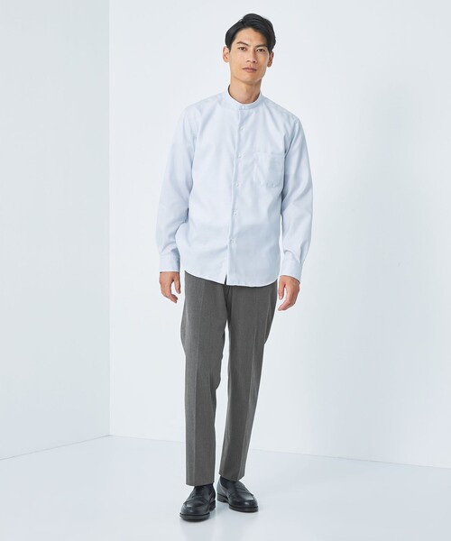 green label relaxing(グリーンレーベルリラクシング)の「エブリット TRPUツイル スタンダード ノープリーツ イージースラックス -防シワ・ストレッチ-(スラックス・メンズ・ブラック/グレー/ブラウン・XL/S/L/M/XS)」の7枚目の写真