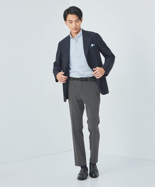 green label relaxing(グリーンレーベルリラクシング)の「エブリット TRPUツイル スタンダード ノープリーツ イージースラックス -防シワ・ストレッチ-(スラックス・メンズ・ブラック/グレー/ブラウン・XL/S/L/M/XS)」の10枚目の写真