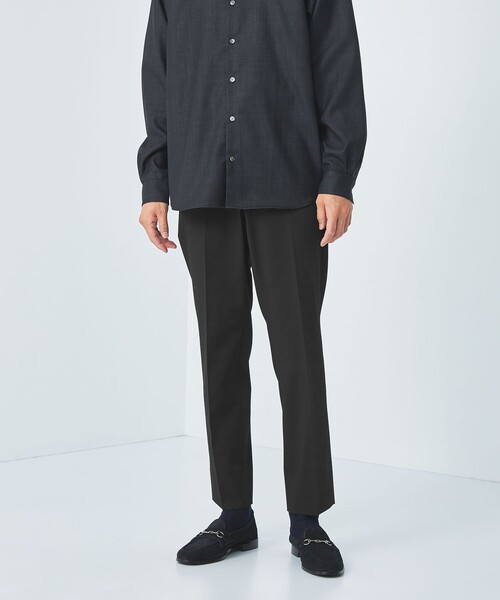 green label relaxing(グリーンレーベルリラクシング)の「エブリット TRPUツイル スタンダード ノープリーツ イージースラックス -防シワ・ストレッチ-(スラックス・メンズ・ブラック/グレー/ブラウン・XL/S/L/M/XS)」の15枚目の写真