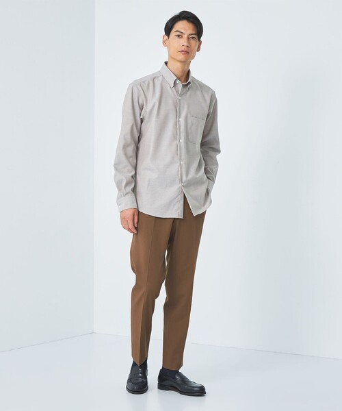 green label relaxing(グリーンレーベルリラクシング)の「エブリット TRPUツイル スタンダード ノープリーツ イージースラックス -防シワ・ストレッチ-(スラックス・メンズ・ブラック/グレー/ブラウン・XL/S/L/M/XS)」の18枚目の写真