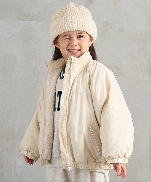 セール】【2WAY】ビッグシルエットリバーシブルブルゾン（ブルゾン