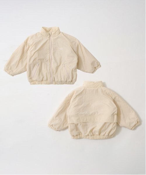 b・ROOM（ビールーム）の「【2WAY】ビッグシルエットリバーシブルブルゾン（ブルゾン・キッズ・ネイビー/グレー/アイボリー/カーキ・100cm/110cm/120cm/130cm/140cm/150cm）」の8枚目の写真