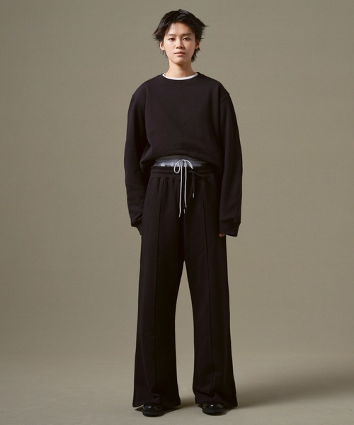 THE STANDARD（ザスタンダード）の「WEGO/スウェットフレアパンツ（スウェットパンツ・メンズ・杢グレー/ブラック・MEDIUM/LARGE）」の15枚目の写真