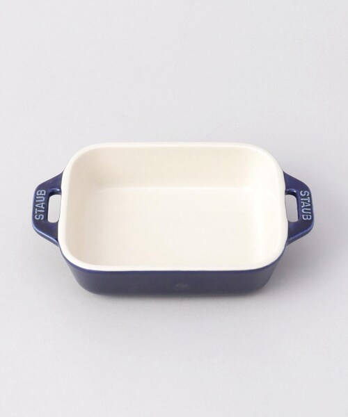 セール】レクタンギュラーディッシュ 14cm BL ＜Staub ストウブ