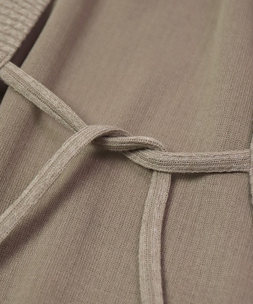 OWLEYE by domingo（アウルアイ バイドミンゴ）の「[ OWLEYE by domingo / アウルアイ ] リブニット ロングベスト（ワンピース・レディース・グレイッシュベージュ/ミント/ライトグレー・FREE）」の12枚目の写真