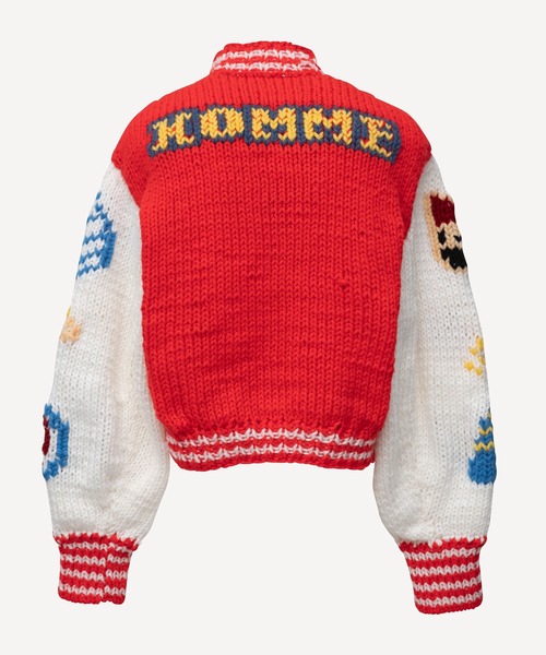 KNIT BASKET BALL JUMPER(その他アウター)|anrealage homme(アンリアレイジオム) KNIT BASKET BALL JUMPER(その他アウター)|anrealage homme(アンリアレイジオム)