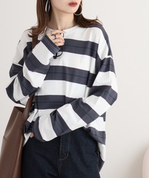 Classic border long sleeve Tee / クラシックボーダーBIGロンTシャツ unisex