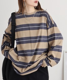 Classic border long sleeve Tee / クラシックボーダーBIGロンTシャツ unisex