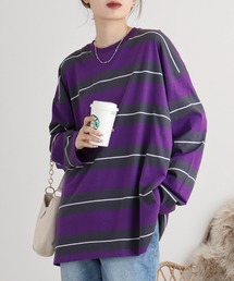 Classic border long sleeve Tee / クラシックボーダーBIGロンTシャツ unisex