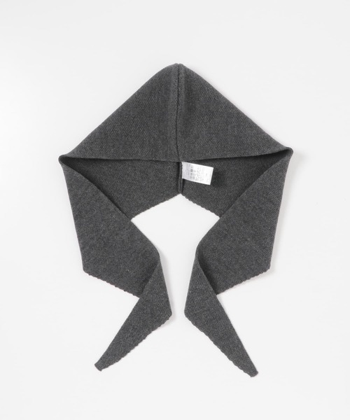 KBF（ケイビーエフ）の「フードマフラー（マフラー・レディース・ボルドー/グレー・ONE）」の10枚目の写真