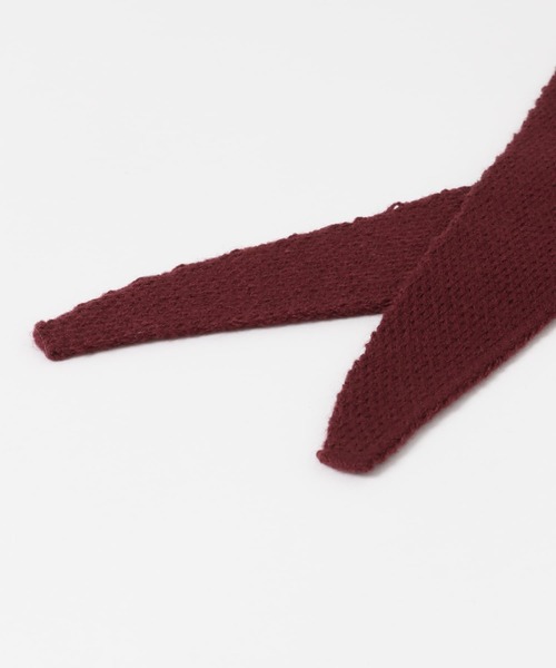 KBF（ケイビーエフ）の「フードマフラー（マフラー・レディース・ボルドー/グレー・ONE）」の14枚目の写真