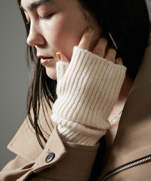【セール】【William Brunton(ウイリアムブラントン)】lxl Rib Wristwarmers（手袋）｜WILLIAM BRUNTON（ウィリアムブラントン）