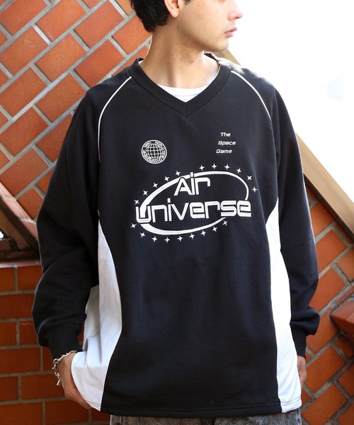 ８(eight)（エイト）の「ナイロンコードパイピングプルオーバー（スウェット・メンズ・ネイビー/アッシュグレー/ブラック・MEDIUM/LARGE）」の4枚目の写真