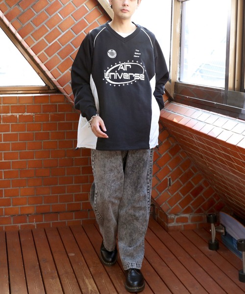 ８(eight)（エイト）の「ナイロンコードパイピングプルオーバー（スウェット・メンズ・ネイビー/アッシュグレー/ブラック・MEDIUM/LARGE）」の10枚目の写真