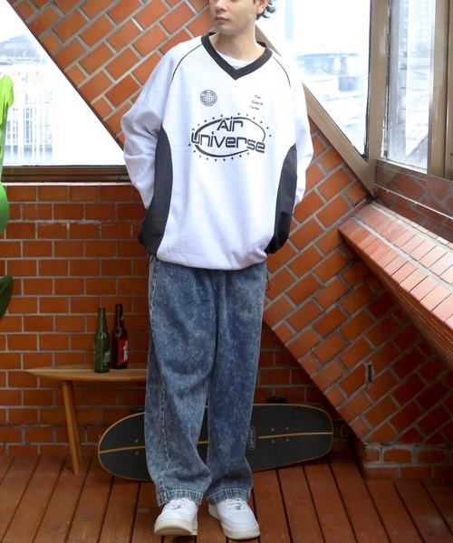 ８(eight)（エイト）の「ナイロンコードパイピングプルオーバー（スウェット・メンズ・ネイビー/アッシュグレー/ブラック・MEDIUM/LARGE）」の17枚目の写真