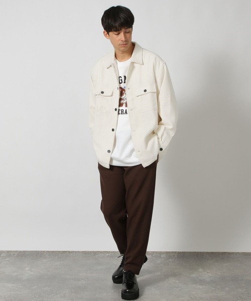 しゅうページ セール】ツイードCPOシャツ/146472（シャツ/ブラウス）｜LAKOLE