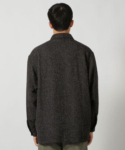 LAKOLE(ラコレ)の「ツイードCPOシャツ/146472(シャツ/ブラウス・メンズ・オフホワイト/チェリーレッド/ブラック・MEDIUM/LARGE)」の12枚目の写真