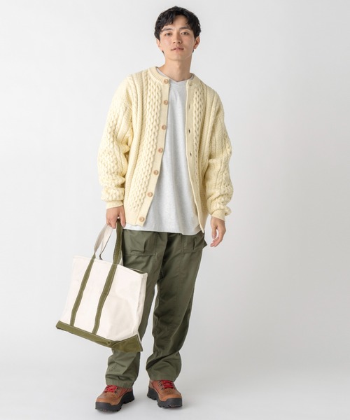 L.L.Bean（エルエルビーン）の「【JAPAN EDITION】ウェイン・フィッシャーマンズ・カーディガン（カーディガン/ボレロ・メンズ・ネイビー/ダークネイビー/アイボリー・MEDIUM/LARGE）」の10枚目の写真