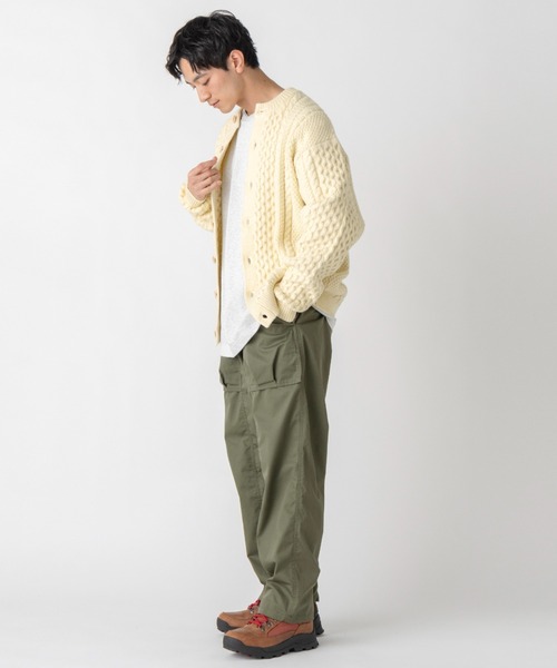 L.L.Bean（エルエルビーン）の「【JAPAN EDITION】ウェイン・フィッシャーマンズ・カーディガン（カーディガン/ボレロ・メンズ・ネイビー/ダークネイビー/アイボリー・MEDIUM/LARGE）」の12枚目の写真