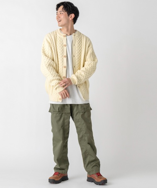 L.L.Bean（エルエルビーン）の「【JAPAN EDITION】ウェイン・フィッシャーマンズ・カーディガン（カーディガン/ボレロ・メンズ・ネイビー/ダークネイビー/アイボリー・MEDIUM/LARGE）」の11枚目の写真
