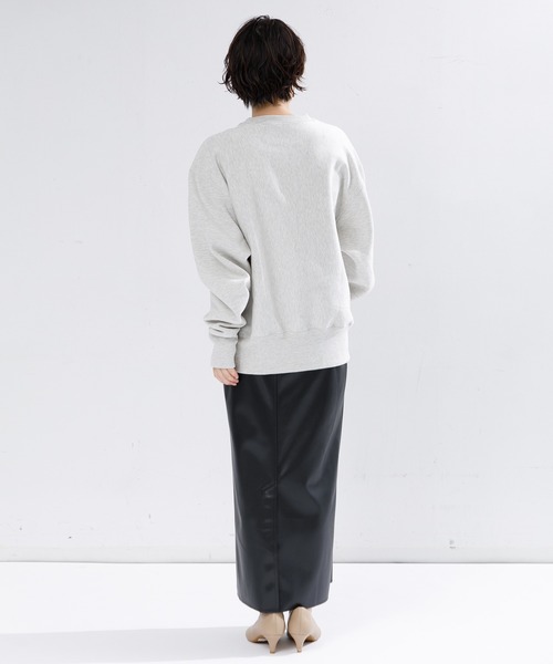 upperhights(アッパーハイツ)の「【WOMEN】upper hights Kloss フェイクレザースカート(スカート・レディース・ブラック・000/1)」の4枚目の写真