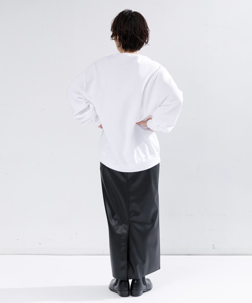upperhights(アッパーハイツ)の「【WOMEN】upper hights Kloss フェイクレザースカート(スカート・レディース・ブラック・000/1)」の13枚目の写真