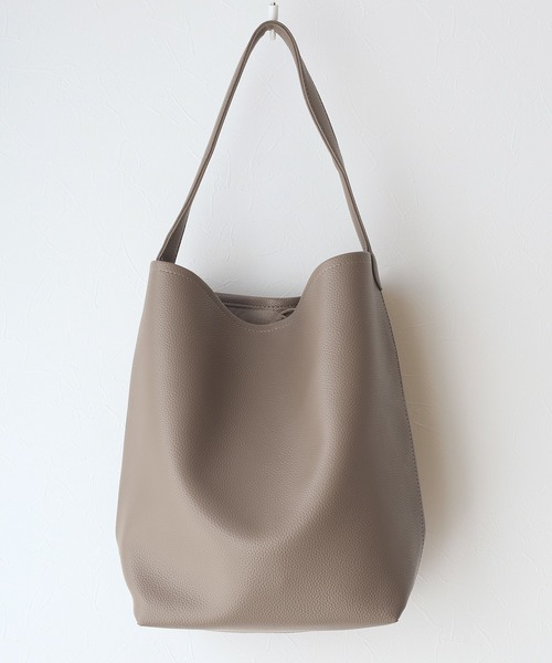 BLUEEAST（ブルーイースト）の「ワンハンドルトートバッグ（トートバッグ・レディース・ブラック/グレイッシュベージュ/ブラウン・FREE）」の14枚目の写真