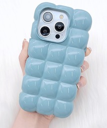 iPhoneケース あお iPhone16 ケース クリア UFOキャッチャー りんご キャッチ