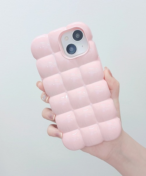 新到着 セール】キャンディカラー ぽこぽこ 立体 iPhone ケース 家具・インテリア