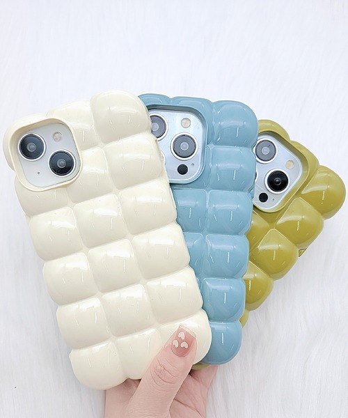 セール】キャンディカラー ぽこぽこ 立体 iPhone ケース
